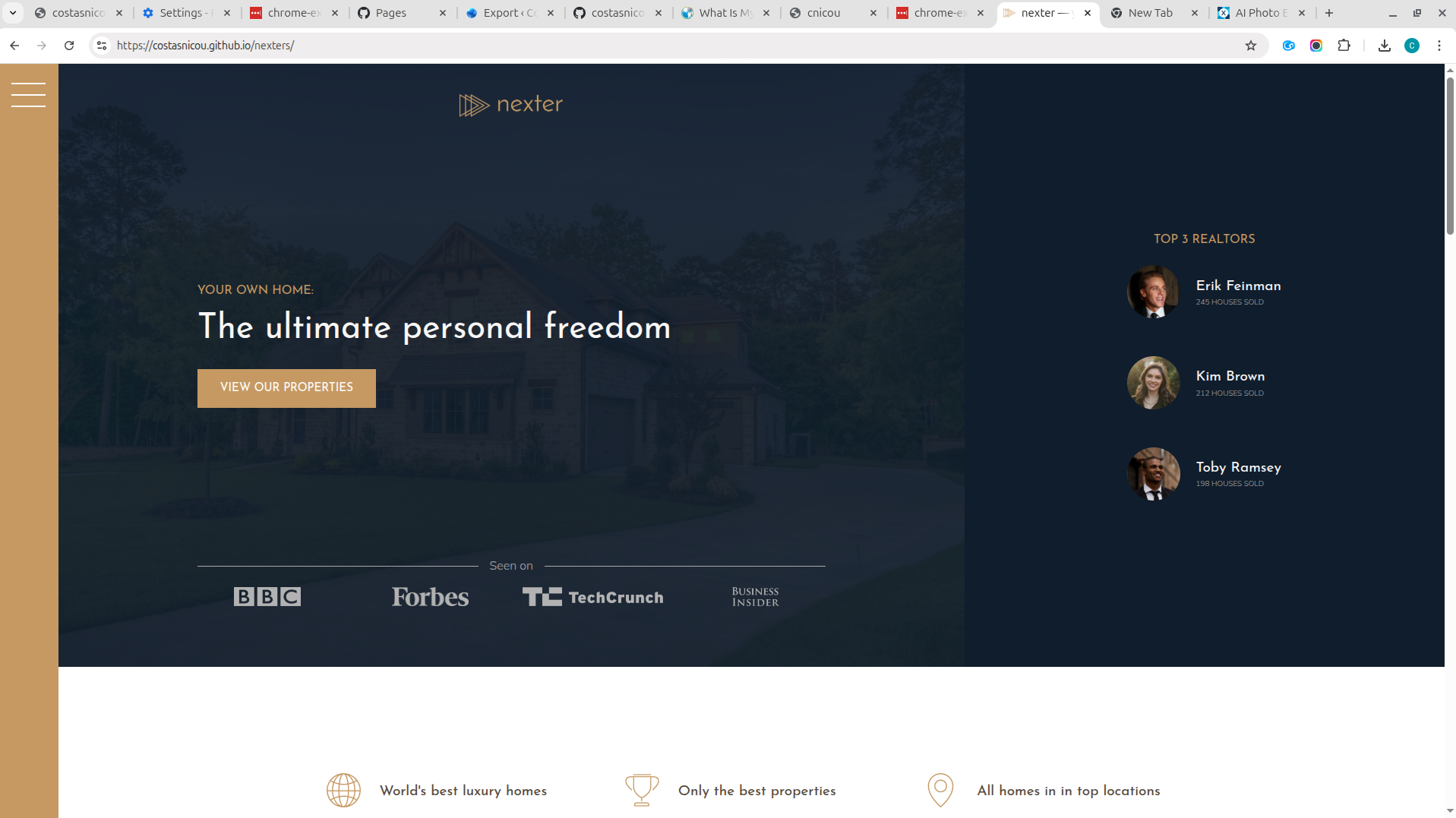 Modern Sign Up form developed with html and css