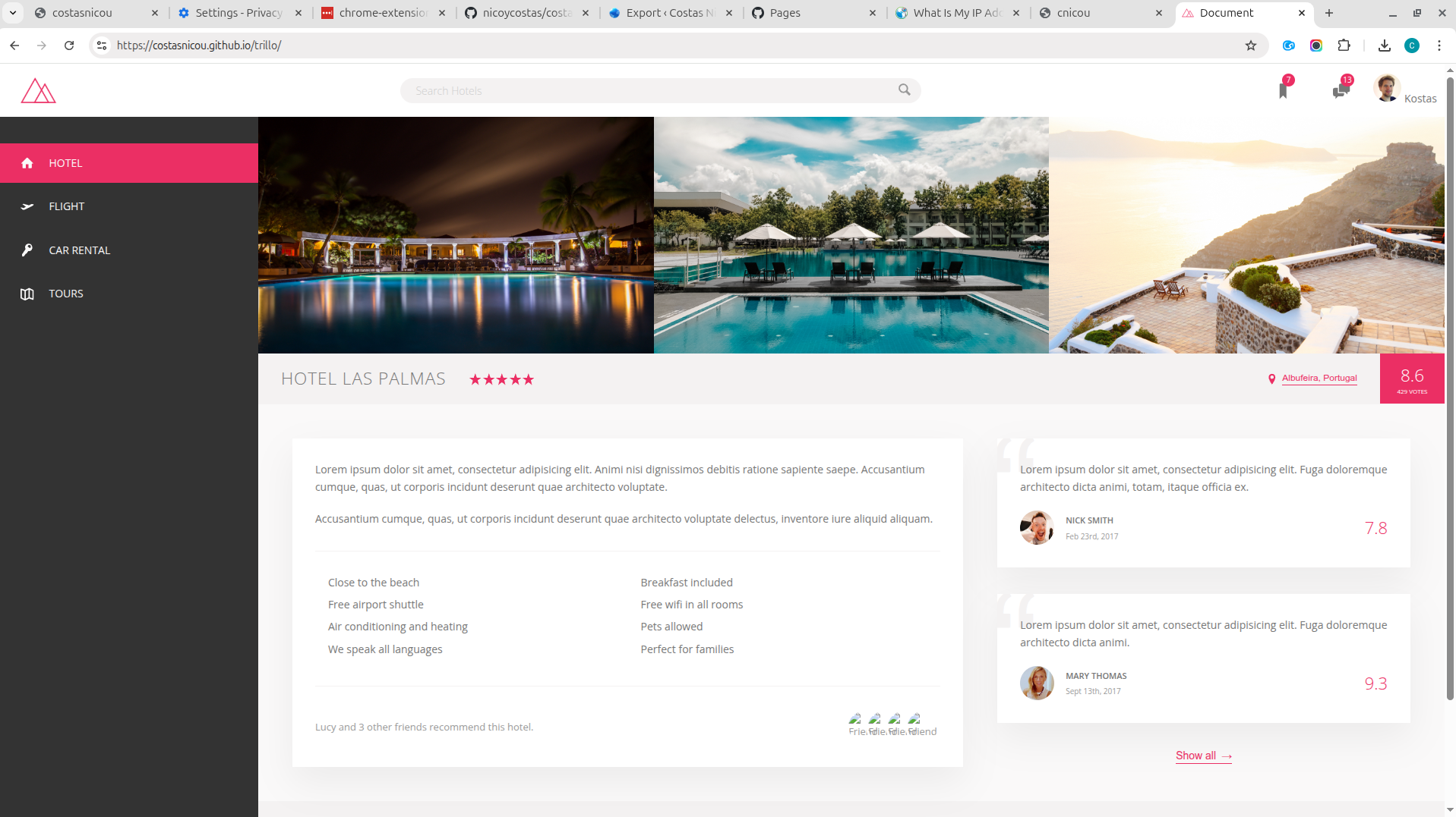 Modern Sign Up form developed with html and css